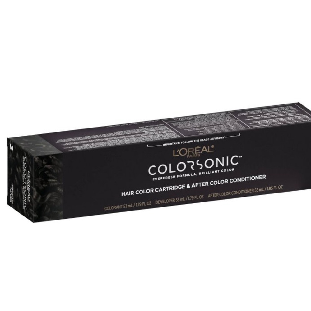 L'Oreal Paris Colorsonic Hair Color Device plus cartridge in soft black - Picture 5 of 5